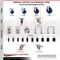 Service Caster 4 Inch 316SS Solid Poly Swivel 1-3/8 Inch Expanding Stem Caster Brake SCC, 2PK SCC-SS316EX20S414-SPUS-2-TLB-2-138 - alternate 3